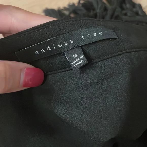 Endless Rose Crochet Mini Skirt in Black - Picture 8 of 14